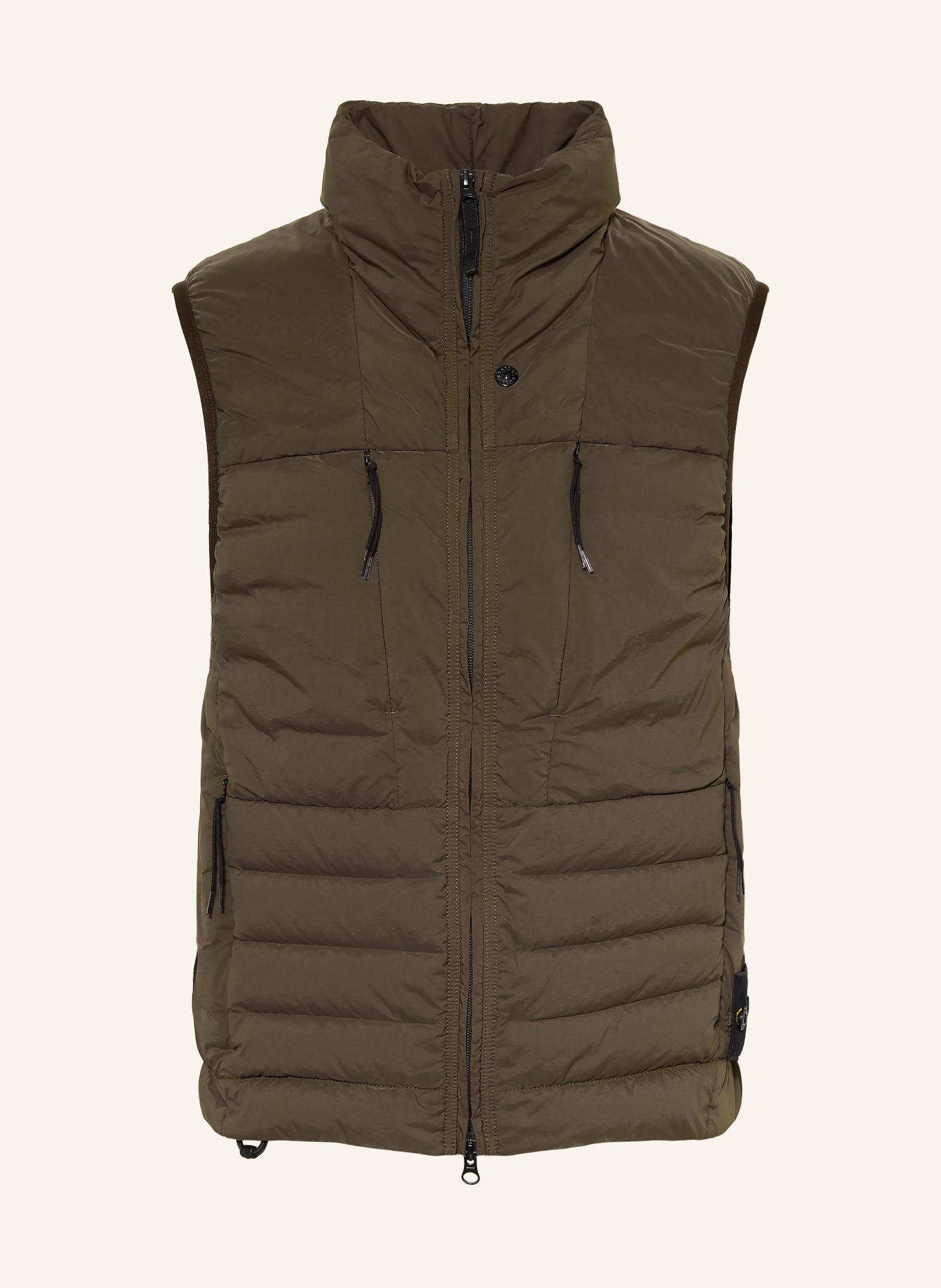 STONE ISLAND Péřová vesta: TMAVĚ ŠEDÁ