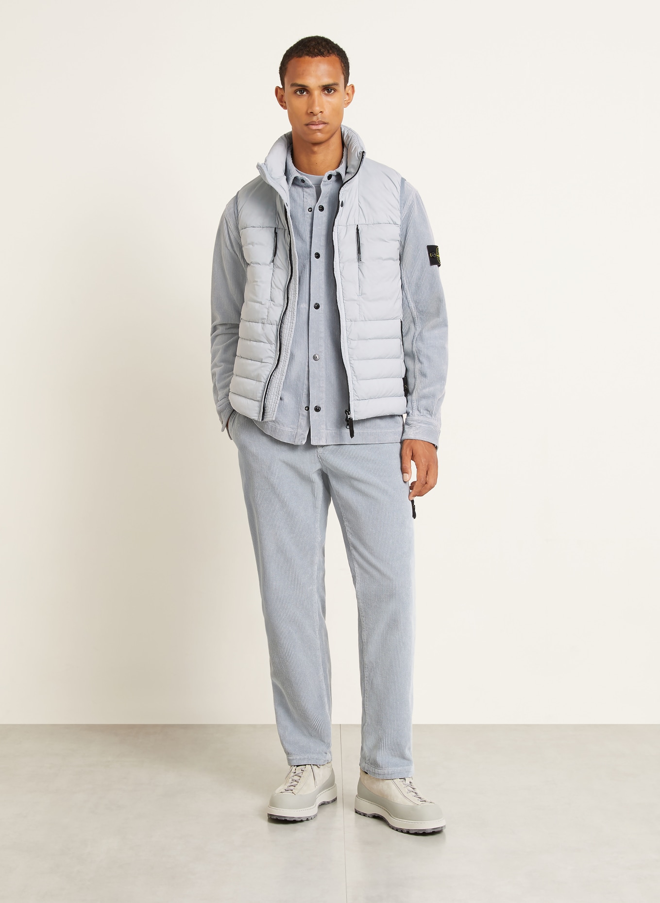 STONE ISLAND Péřová vesta: TMAVĚ MODRÁ