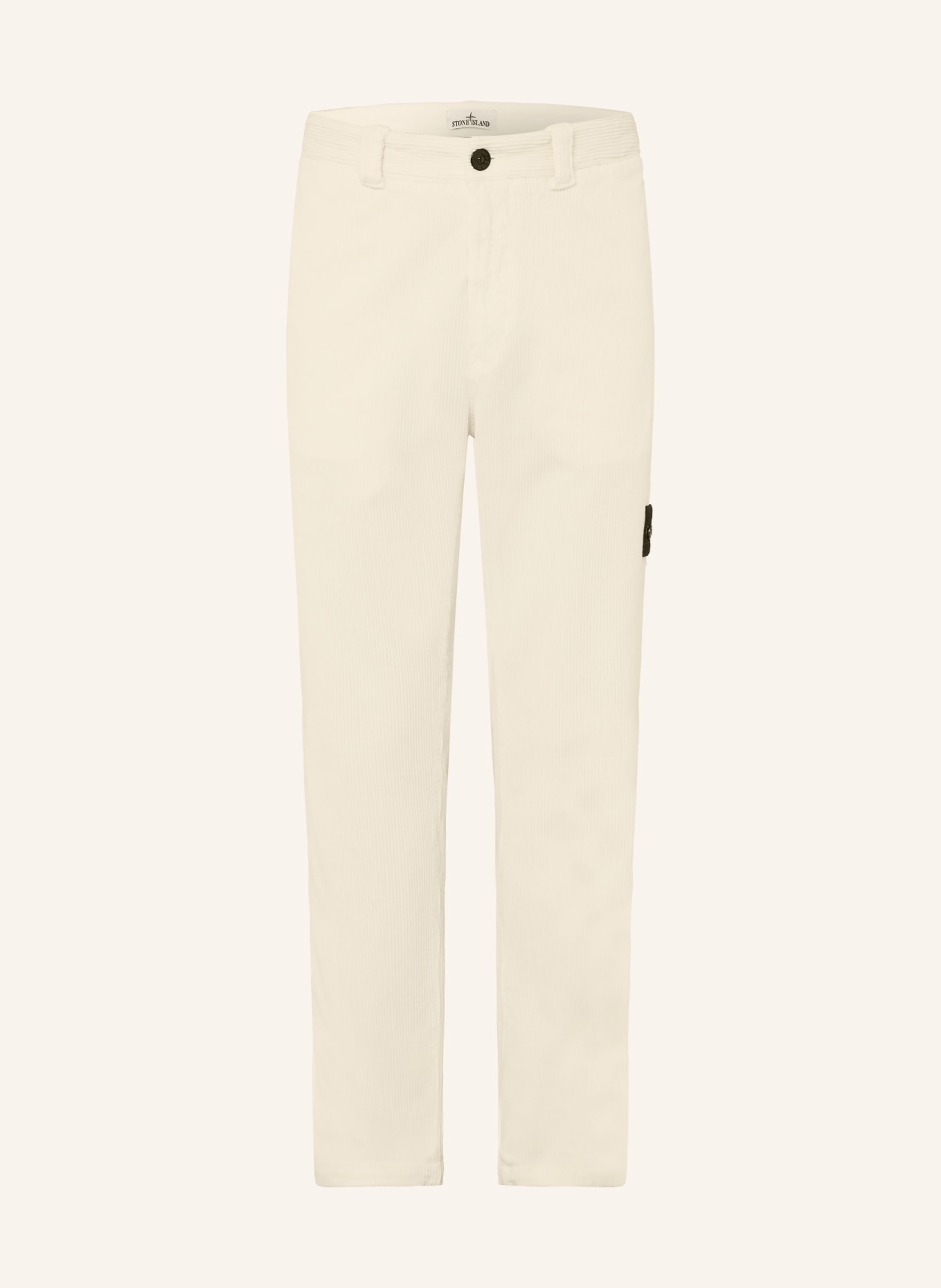 STONE ISLAND Cordchino Regular Fit: KRÉMOVÁ
