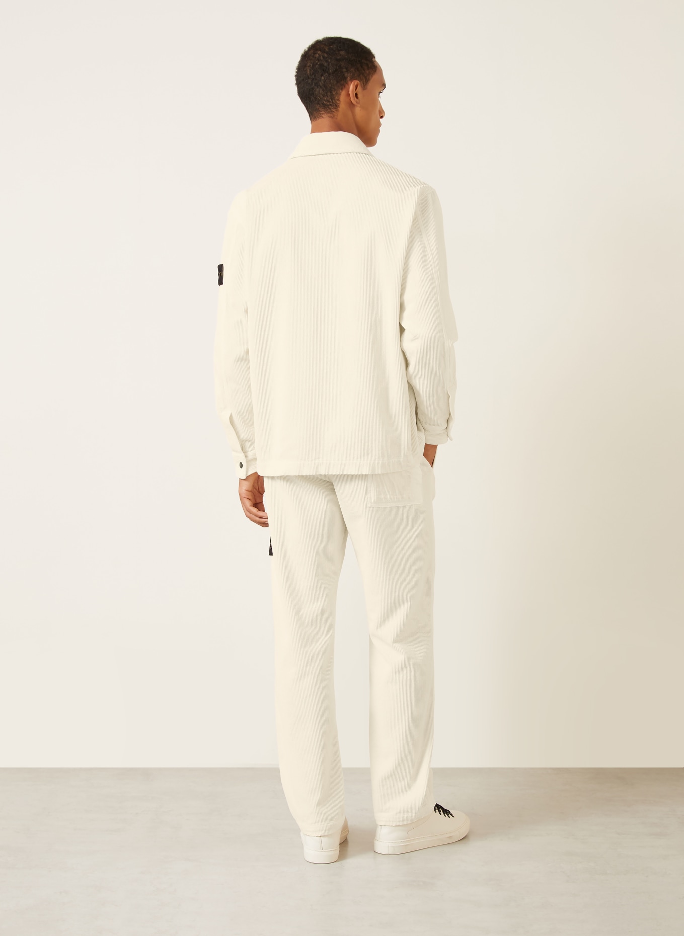 STONE ISLAND Cordchino Regular Fit: KRÉMOVÁ