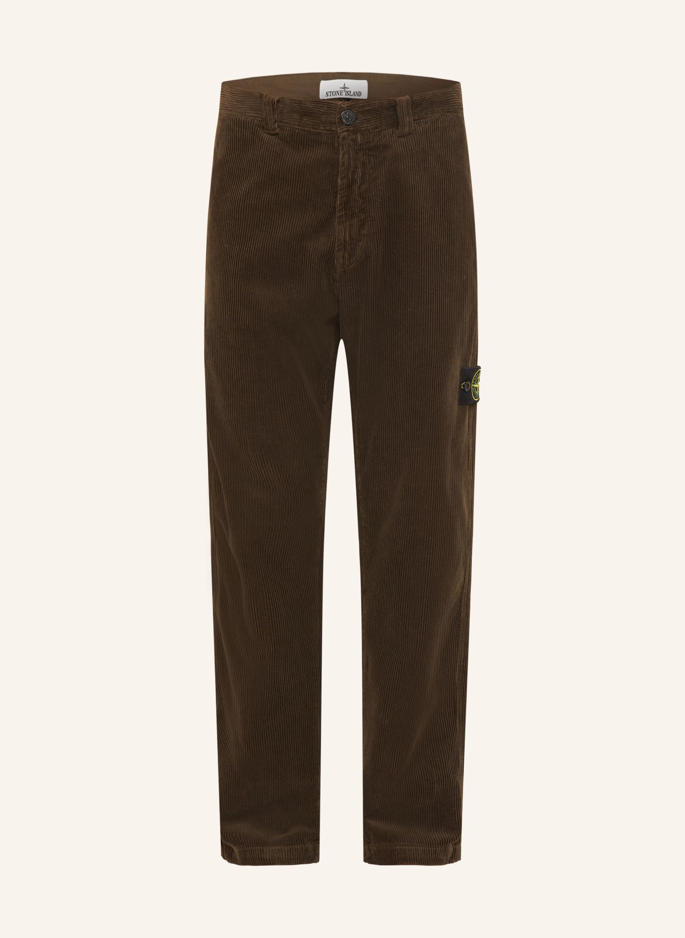 STONE ISLAND Cordchino Regular Fit: DARK BROWN