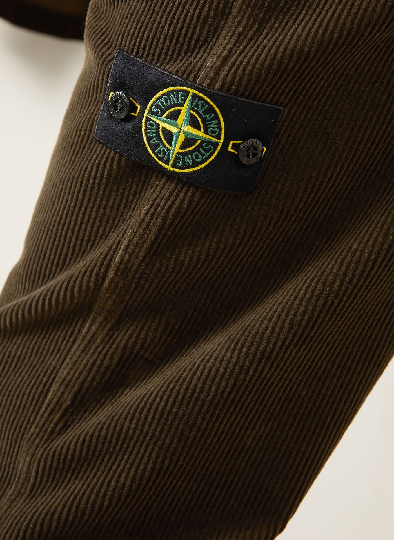 STONE ISLAND Cordchino Regular Fit: DARK BROWN