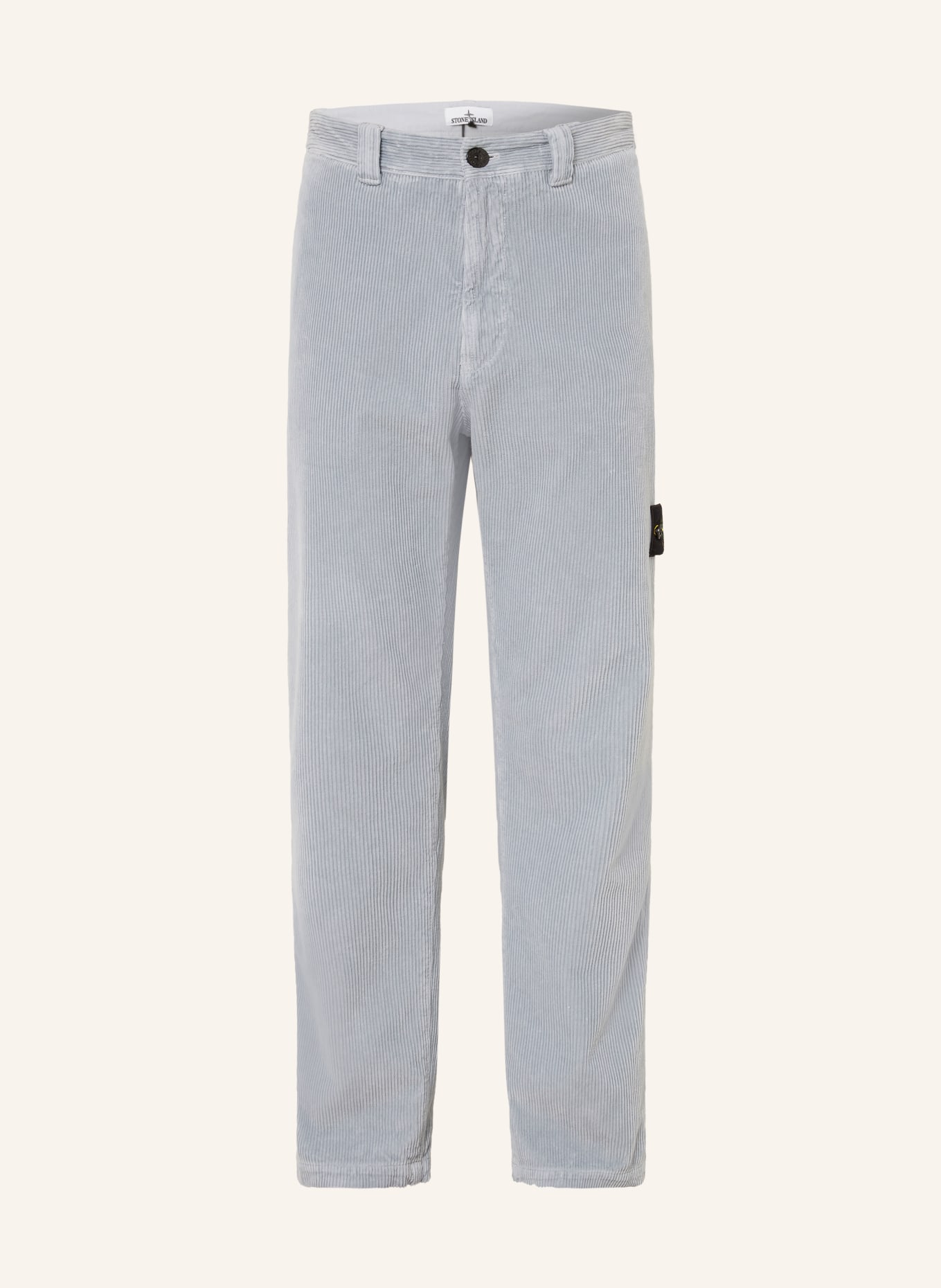 STONE ISLAND Cordchino Regular Fit: ČERNOŠEDÁ
