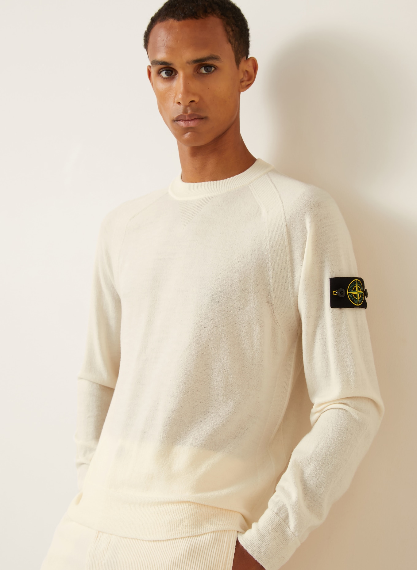 STONE ISLAND Trui: CRÈME