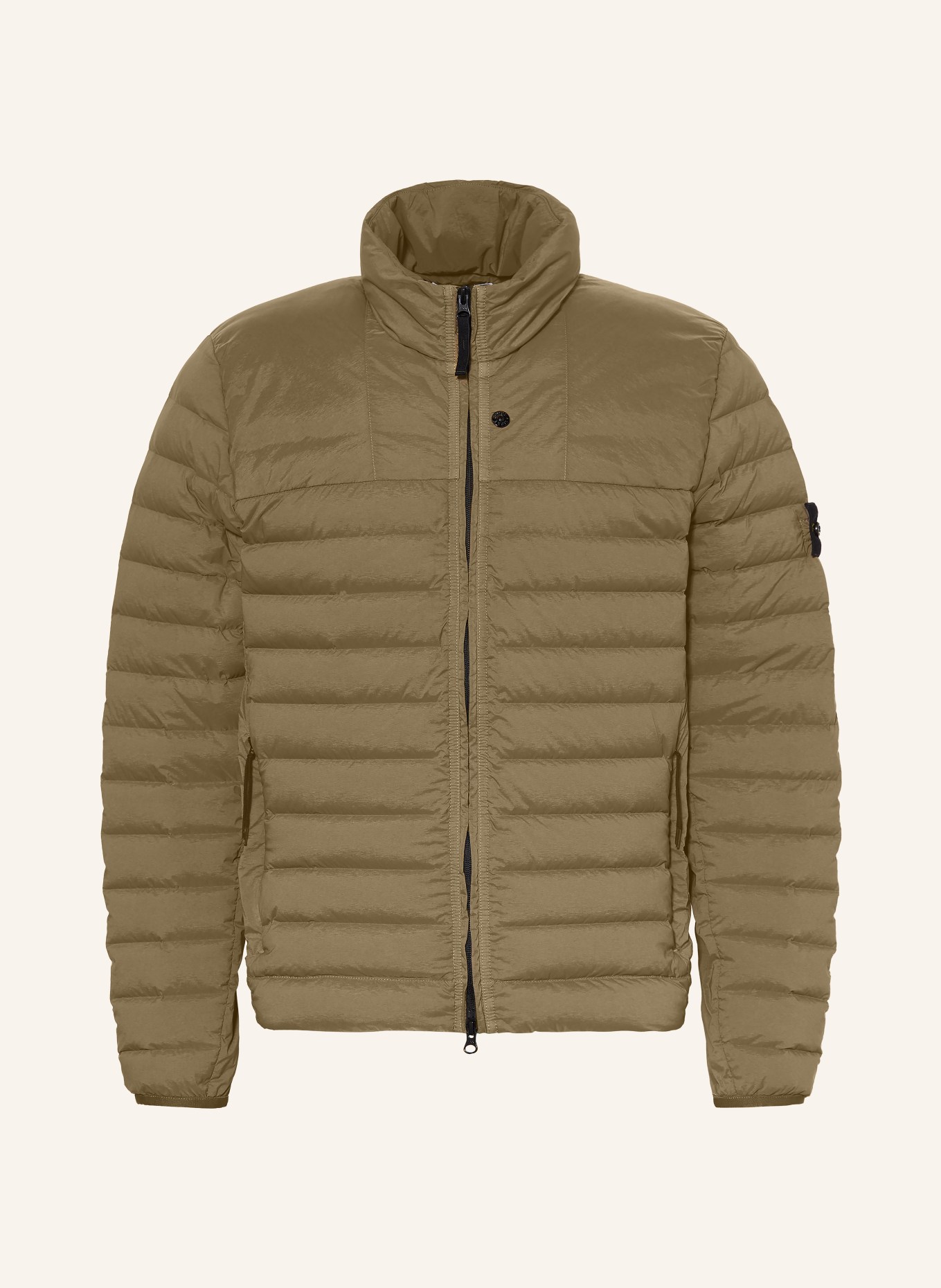 STONE ISLAND Lehká péřová bunda: OLIVOVÁ