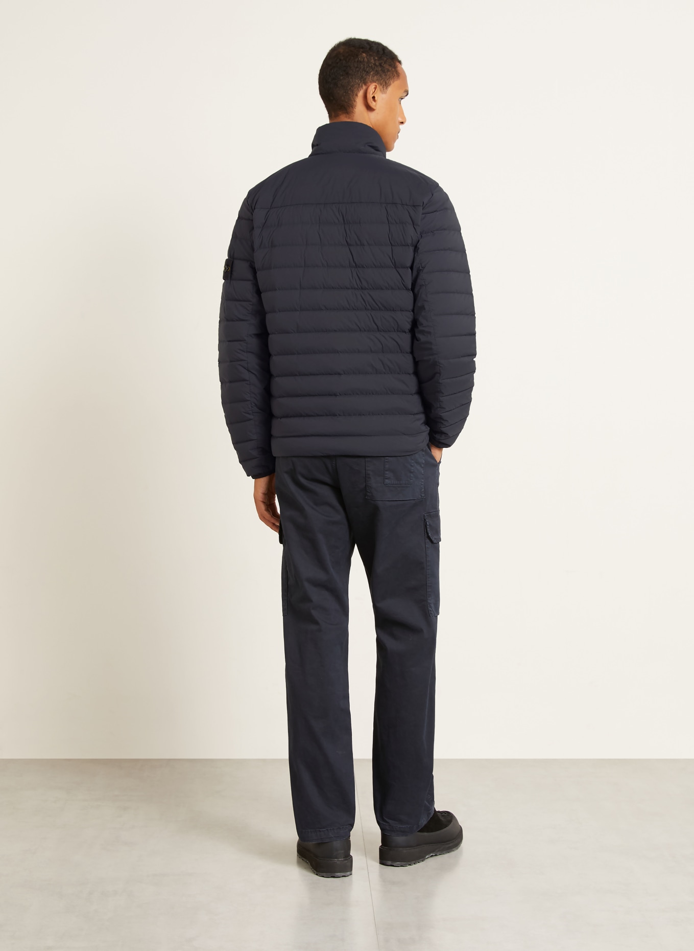 STONE ISLAND Doudoune légère: BLEU FONCÉ