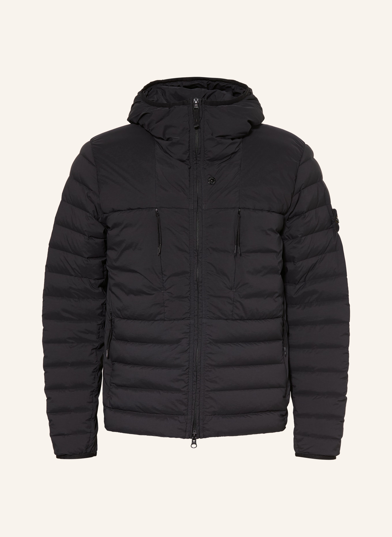 STONE ISLAND Doudoune légère: NOIR