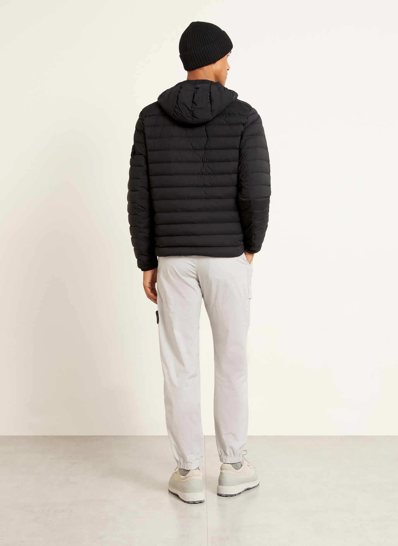 STONE ISLAND Doudoune légère: NOIR