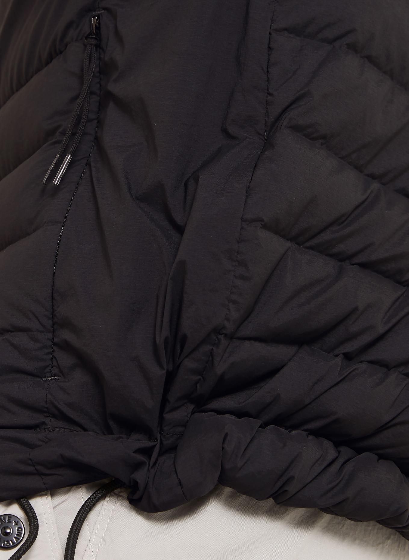 STONE ISLAND Doudoune légère: NOIR