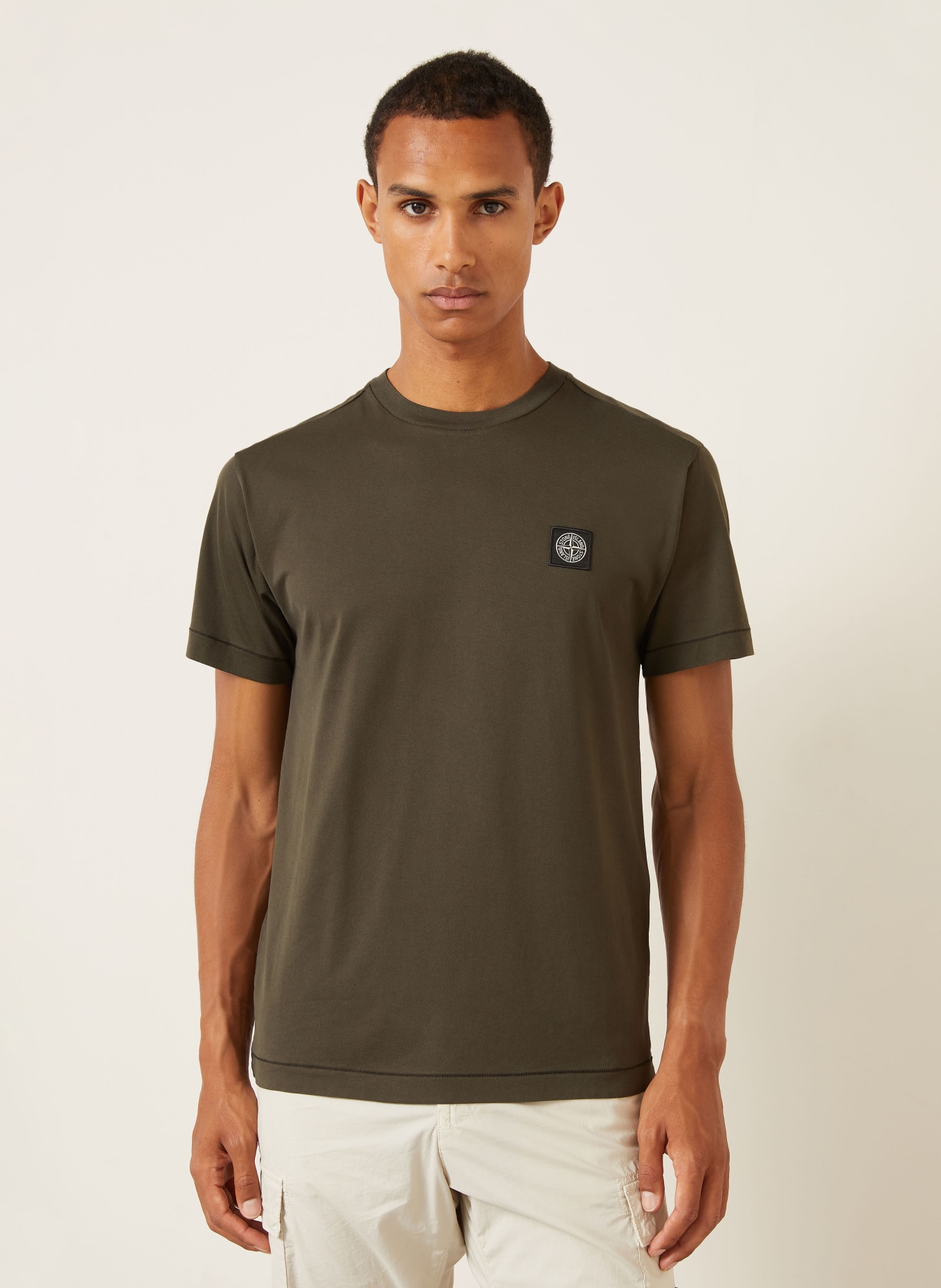 STONE ISLAND T-shirt: GROEN / NOIR