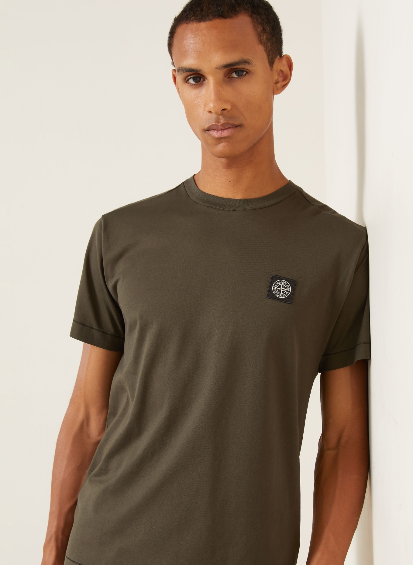 STONE ISLAND T-shirt: GROEN / NOIR