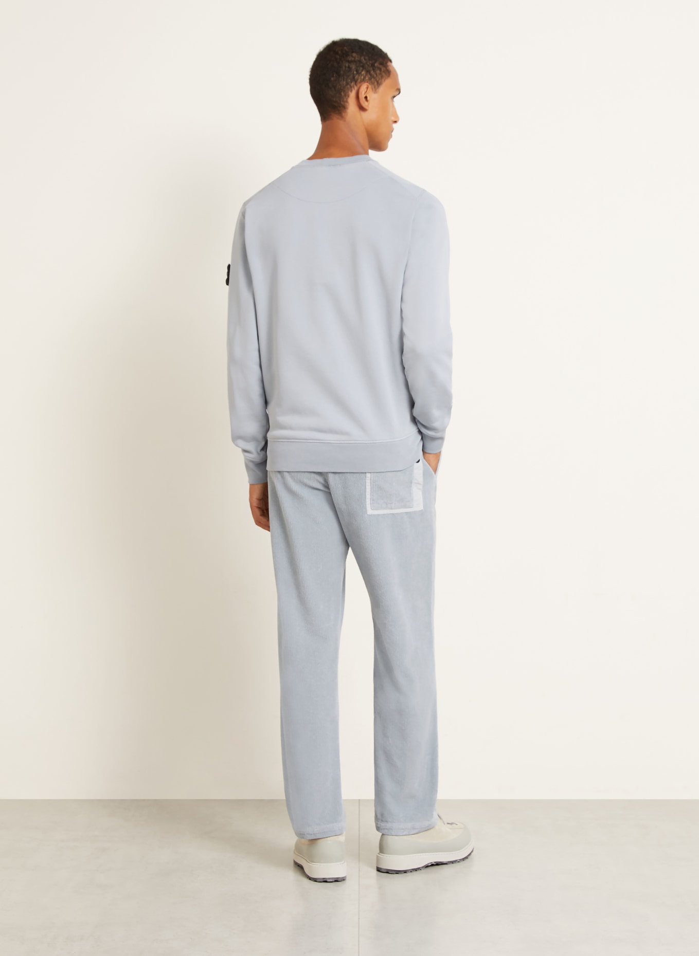 STONE ISLAND Sweatshirt: LICHTBLAUW