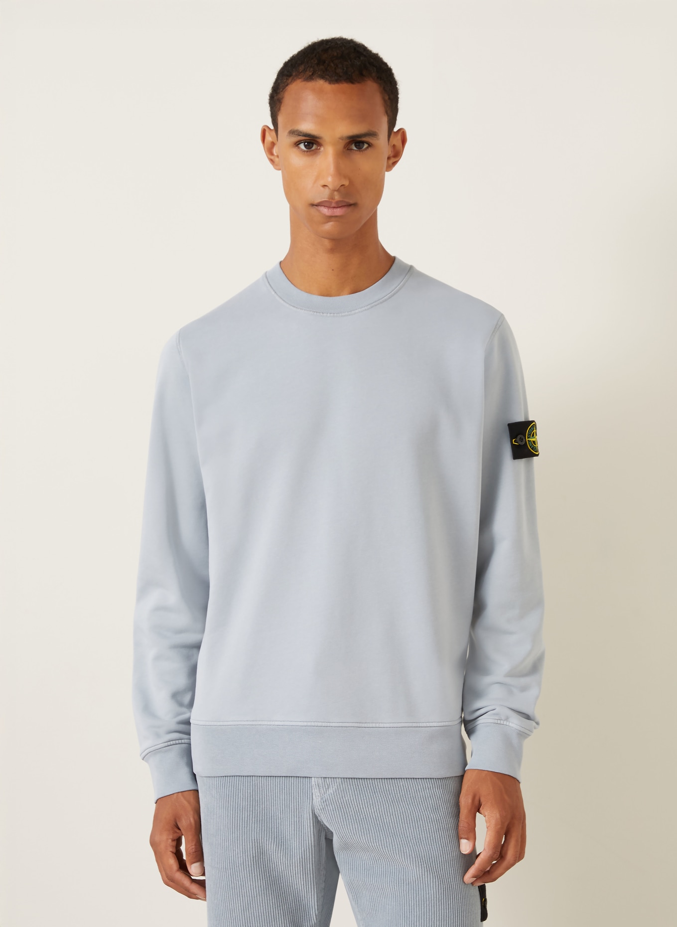 STONE ISLAND Sweatshirt: LICHTBLAUW