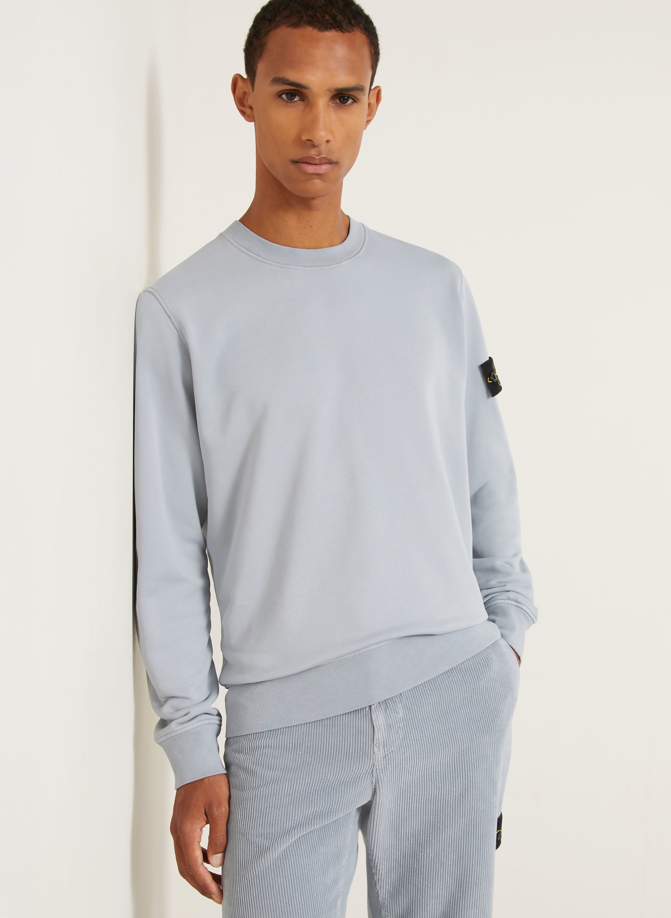 STONE ISLAND Sweatshirt: LICHTBLAUW
