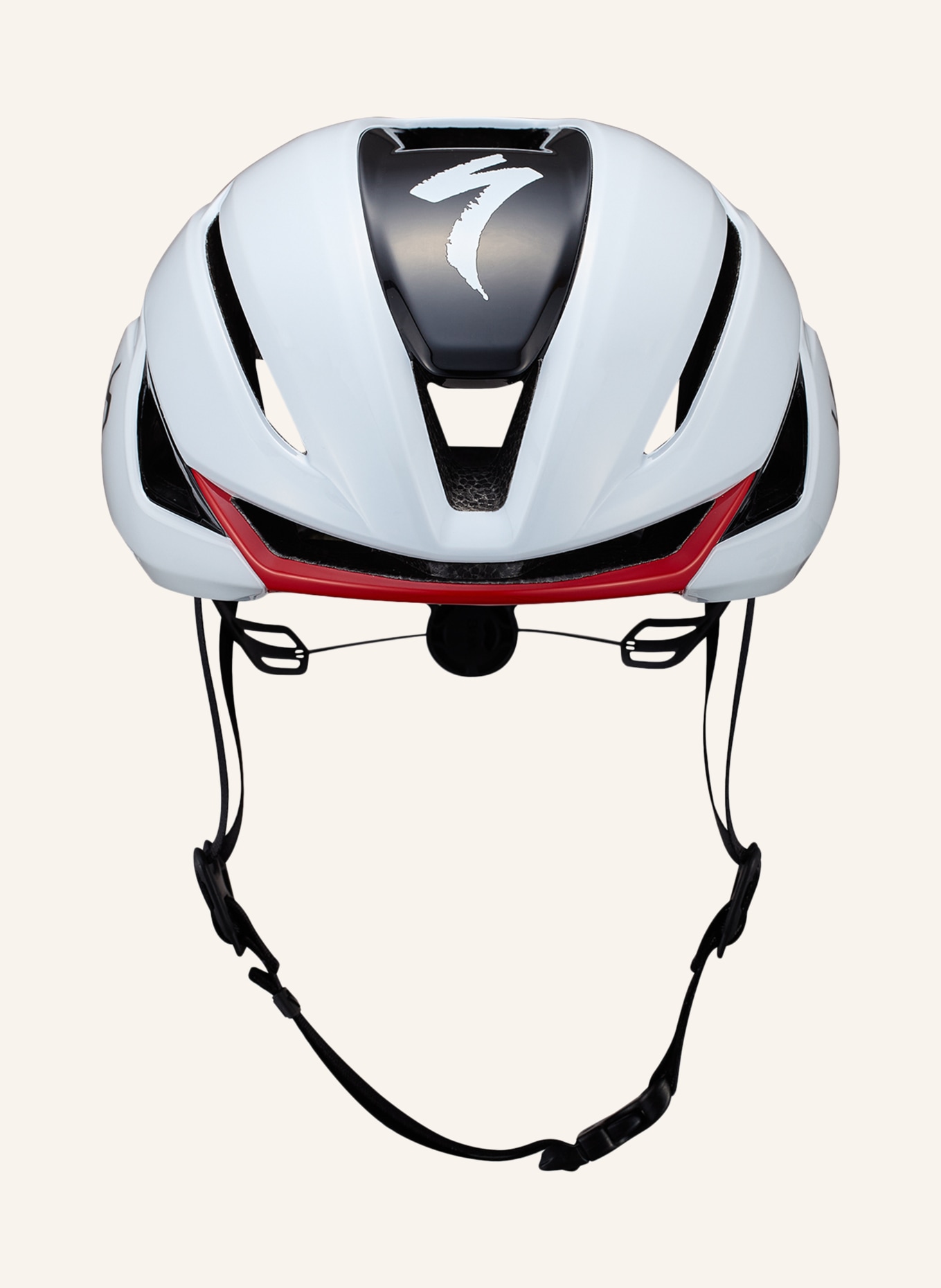 SPECIALIZED Cyklistická helma S-WORKS EVADE 4 MIPS: BÍLÁ / ČERVENÁ / ČERNÁ