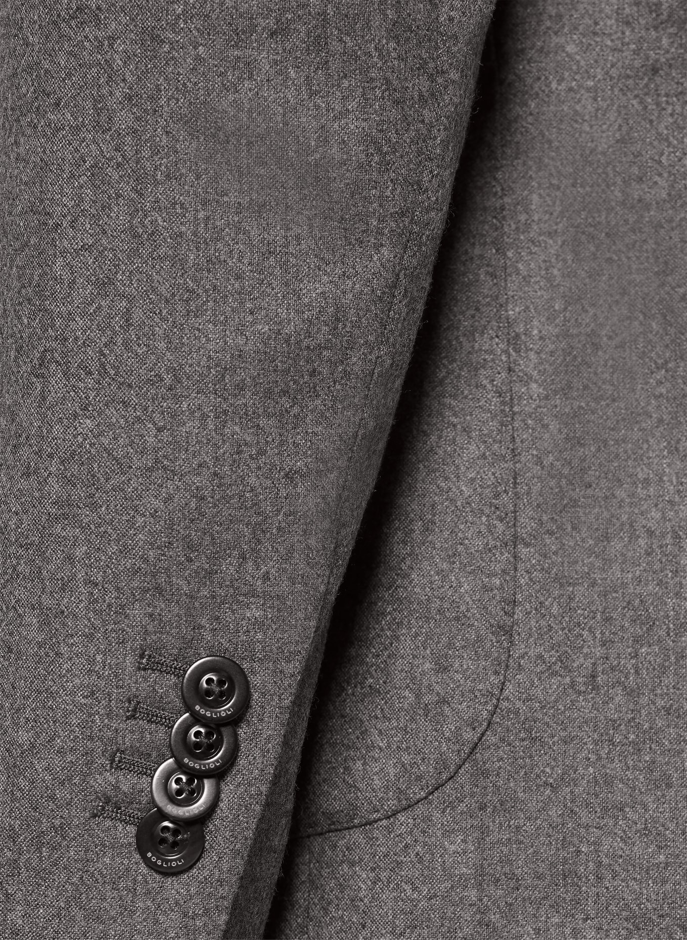 BOGLIOLI Anzug Extra Slim Fit: DUNKELGRAU