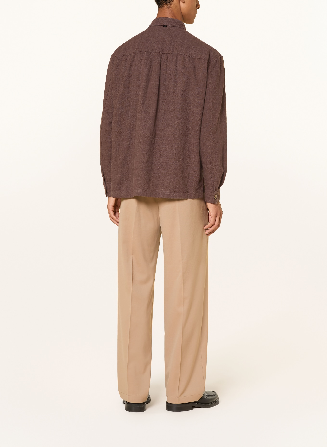 STRELLSON NARVIN Overshirt: BROWN
