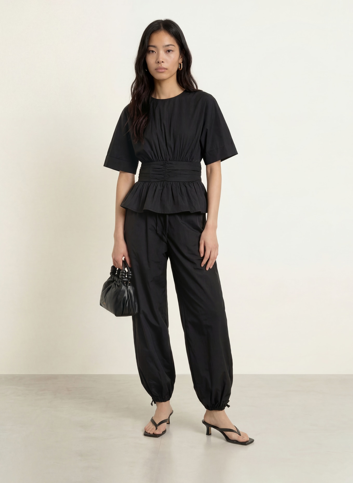 NEO NOIR Blouseshirt ANNEGRET: ZWART