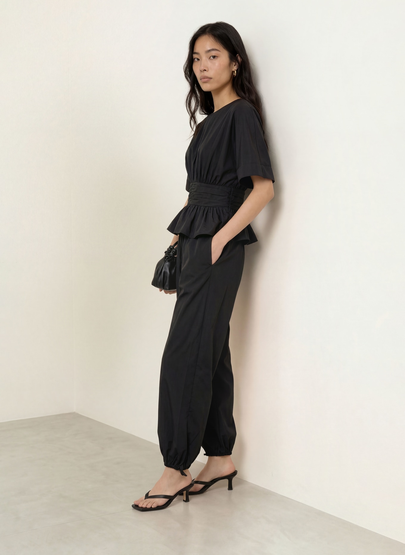 NEO NOIR Blouseshirt ANNEGRET: ZWART