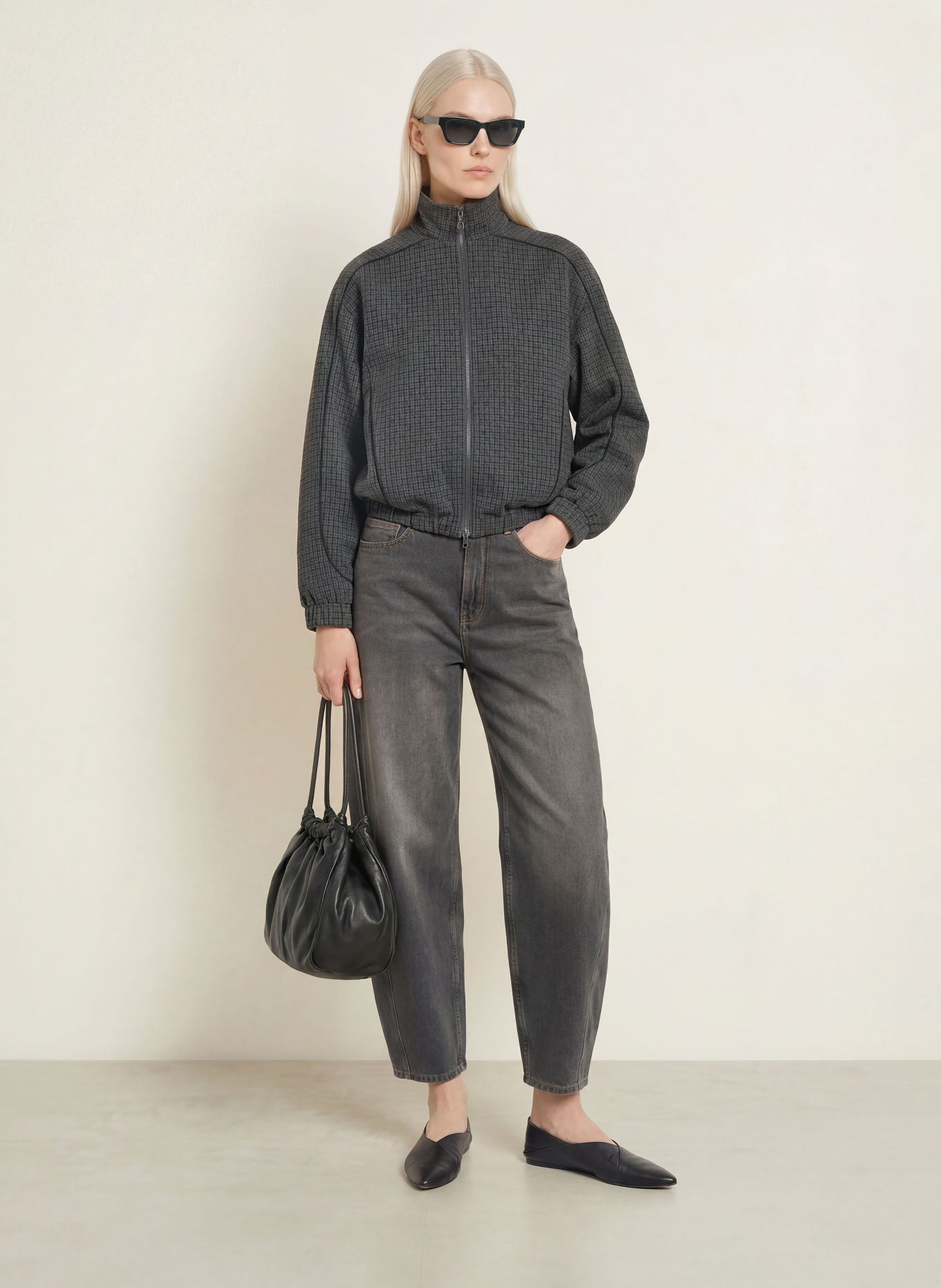 MOS MOSH Barrel Jeans MMCINDY DRACIEL: 850 GREY