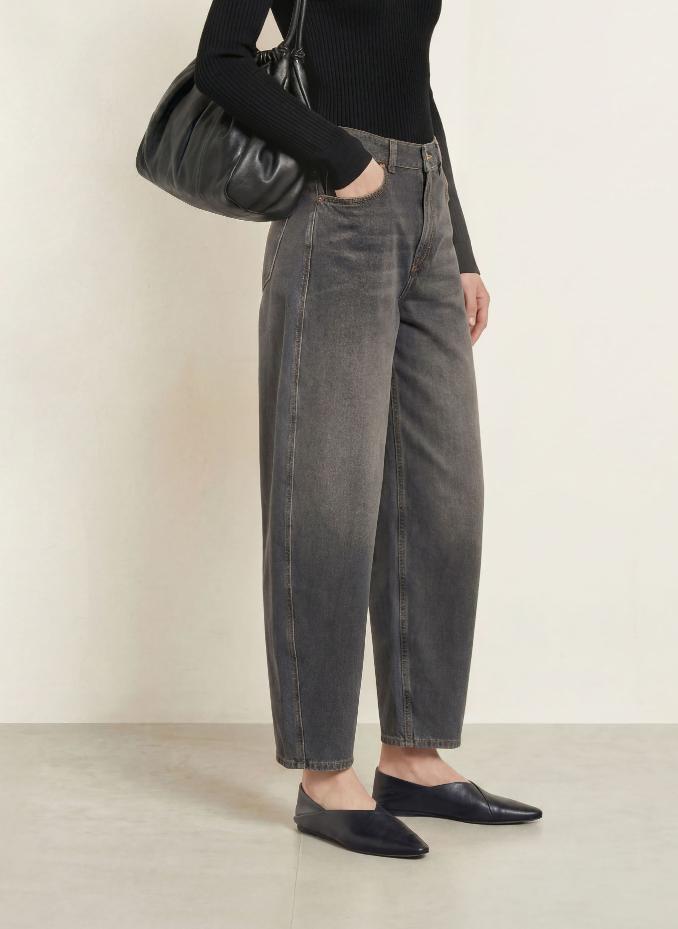 MOS MOSH Barrel Jeans MMCINDY DRACIEL: 850 GREY
