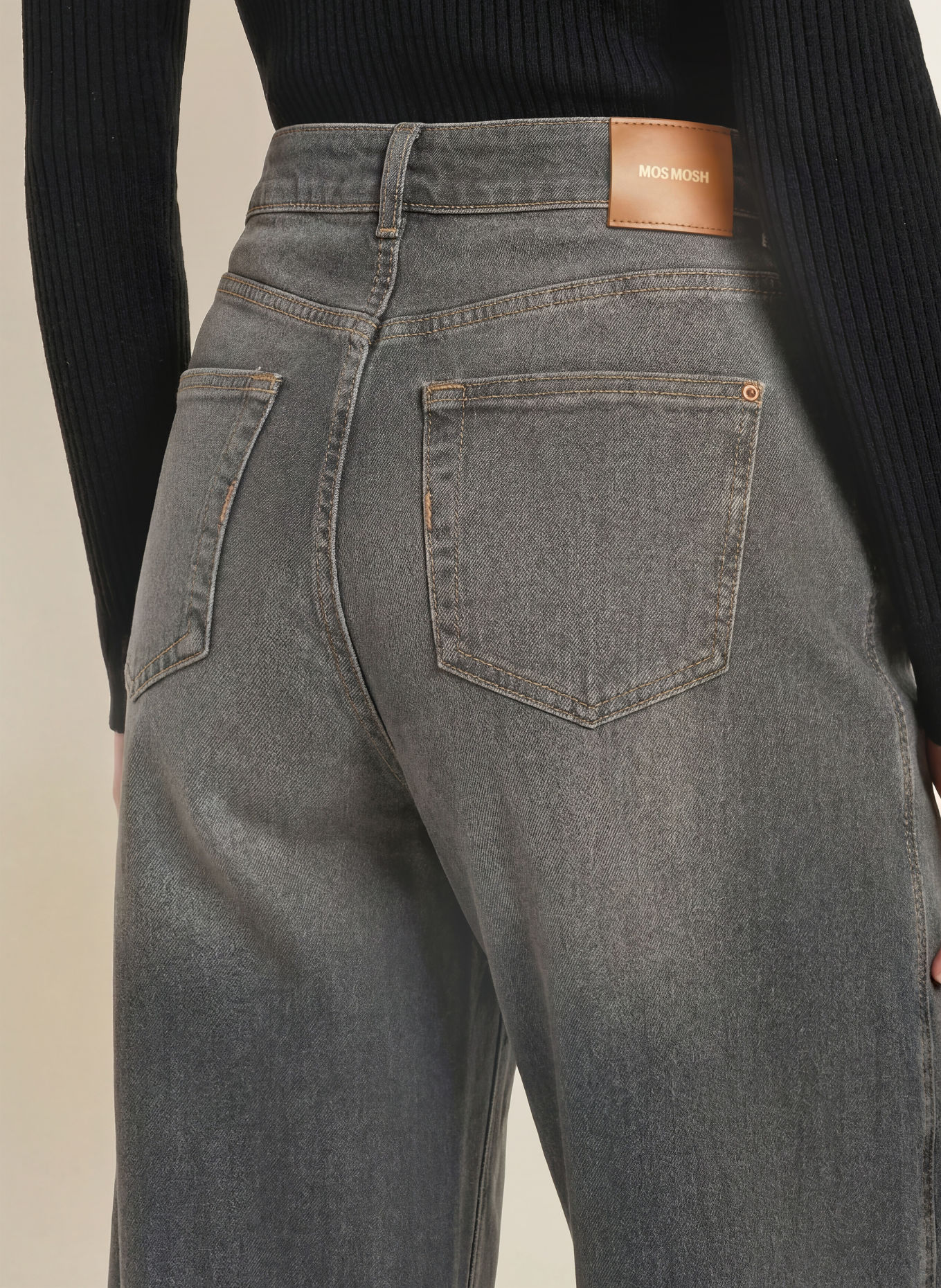 MOS MOSH Barrel Jeans MMCINDY DRACIEL: 850 GREY
