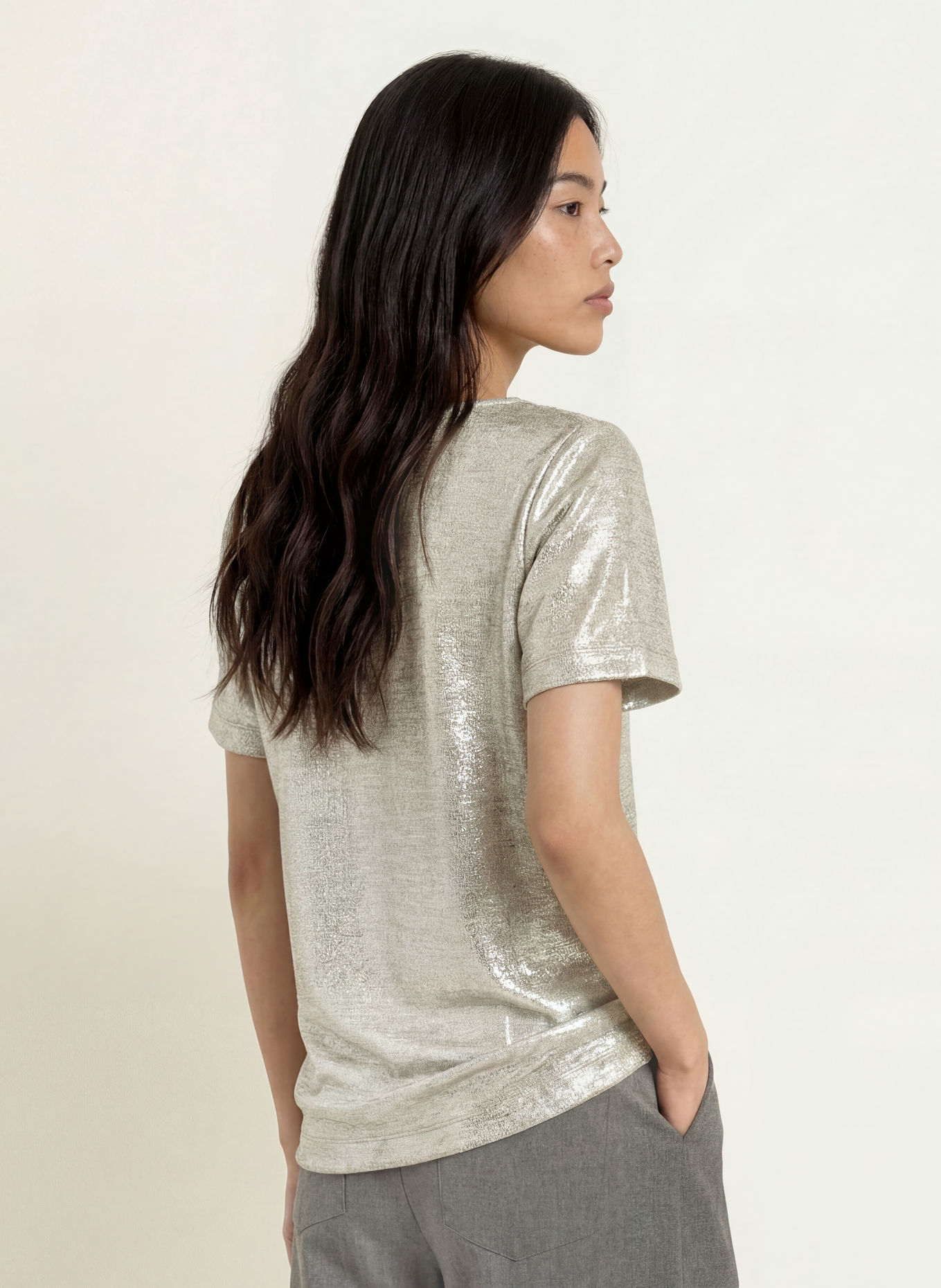 MOS MOSH T-Shirt MMNIVA: SILBER
