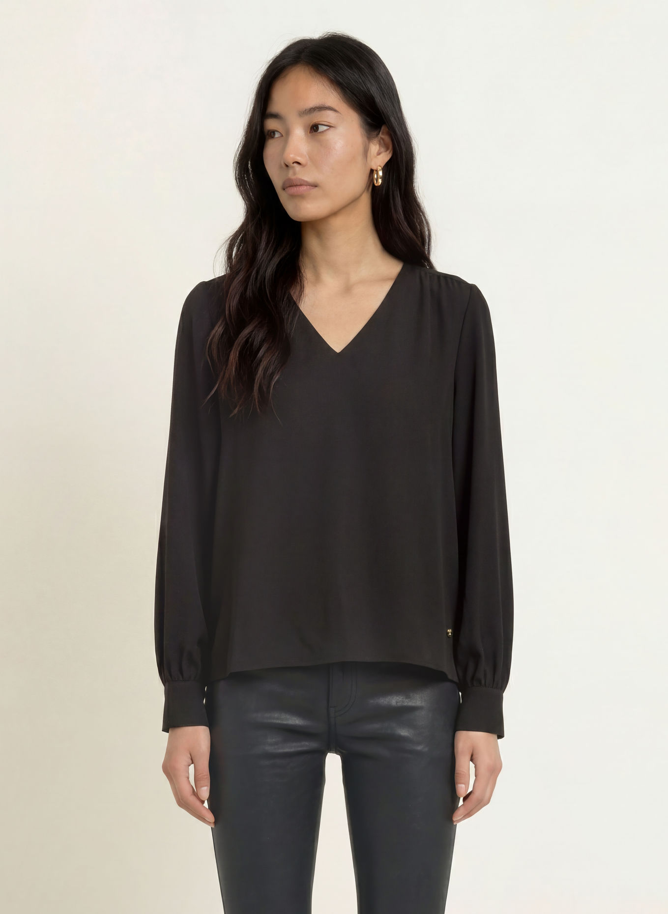 MOS MOSH Blusenshirt MMKYLIE MILEY: SCHWARZ