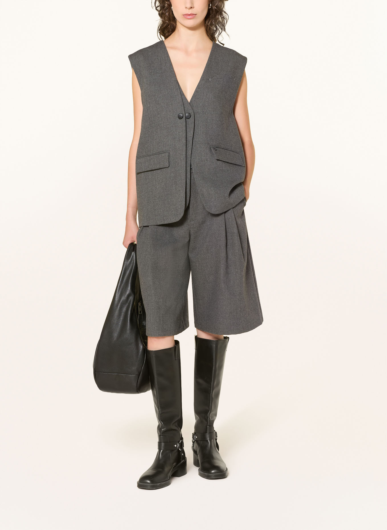 MOS MOSH MMPIPPIE Vest: GRAY