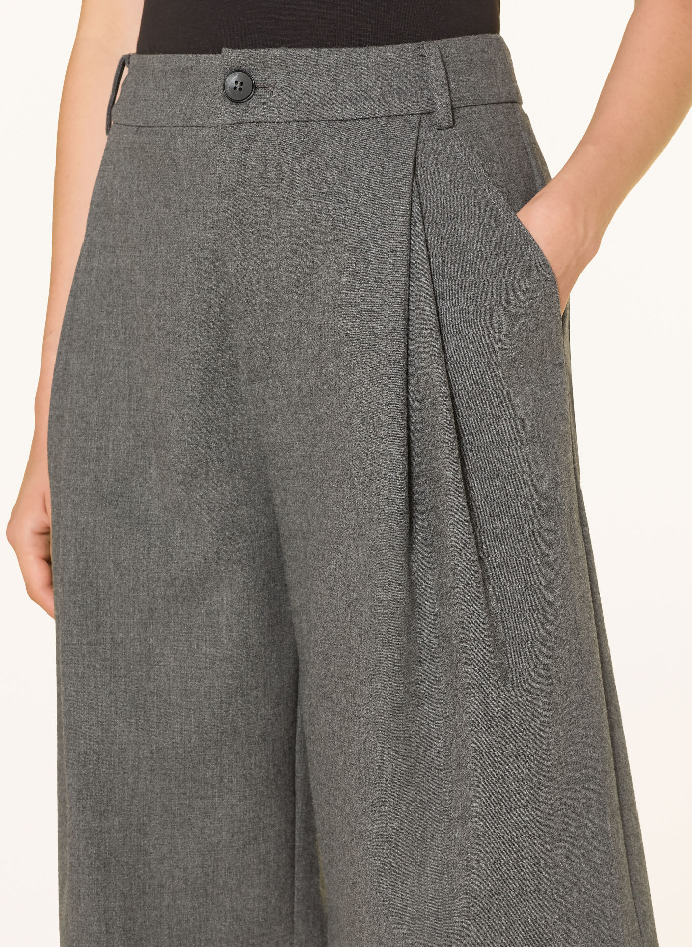 MOS MOSH Flannel Bermudas MMHERMIONE PIREL: GRAY