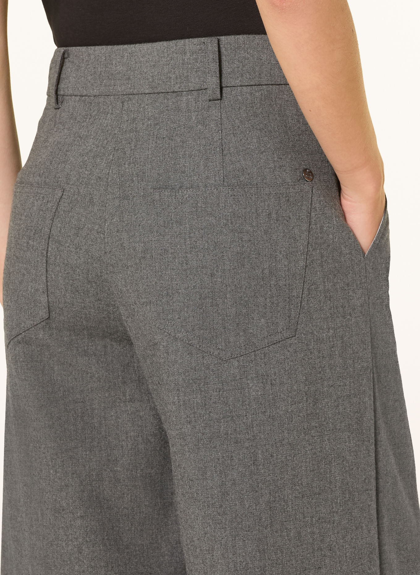 MOS MOSH Flannel Bermudas MMHERMIONE PIREL: GRAY