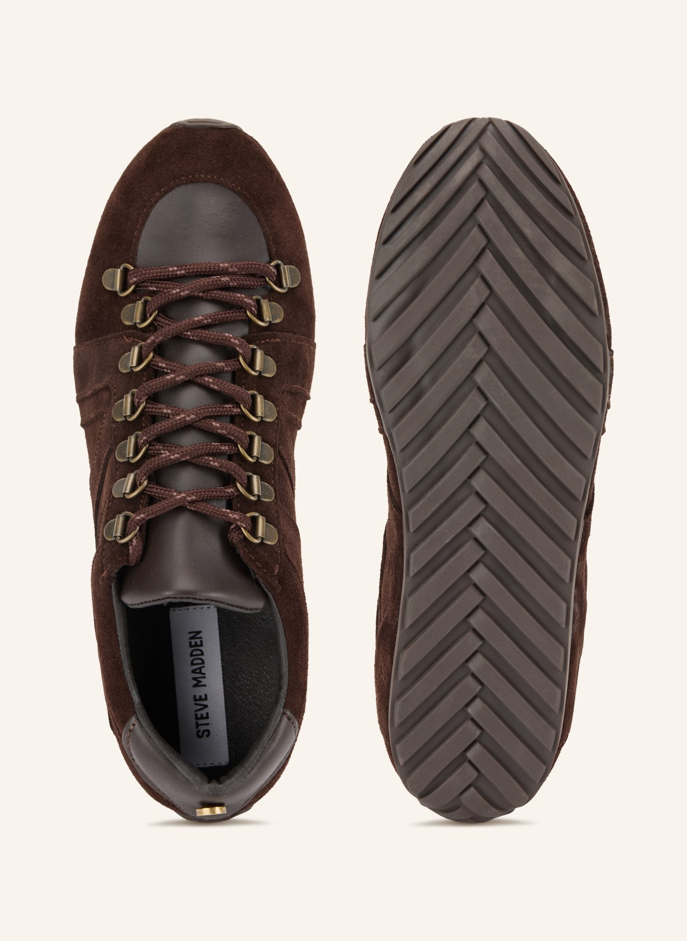 STEVE MADDEN Sneakers BLESS: MARRON FONCÉ