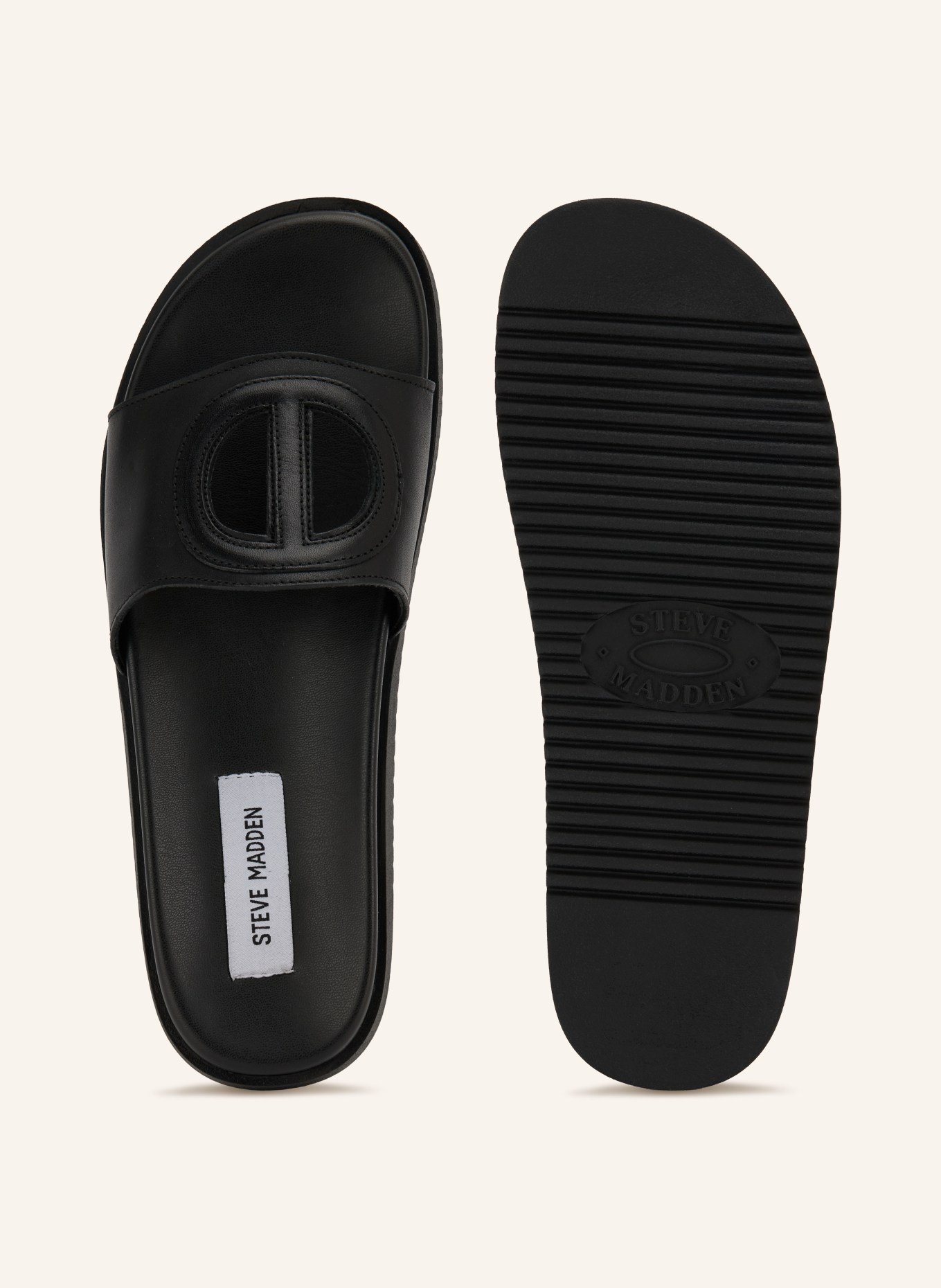 STEVE MADDEN Pantoletten MAYKE mit Cut-outs: SCHWARZ