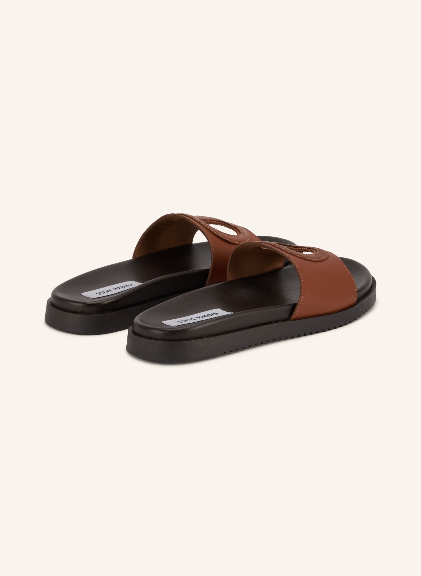 STEVE MADDEN Pantoletten MAYKE mit Cut-outs: COGNAC