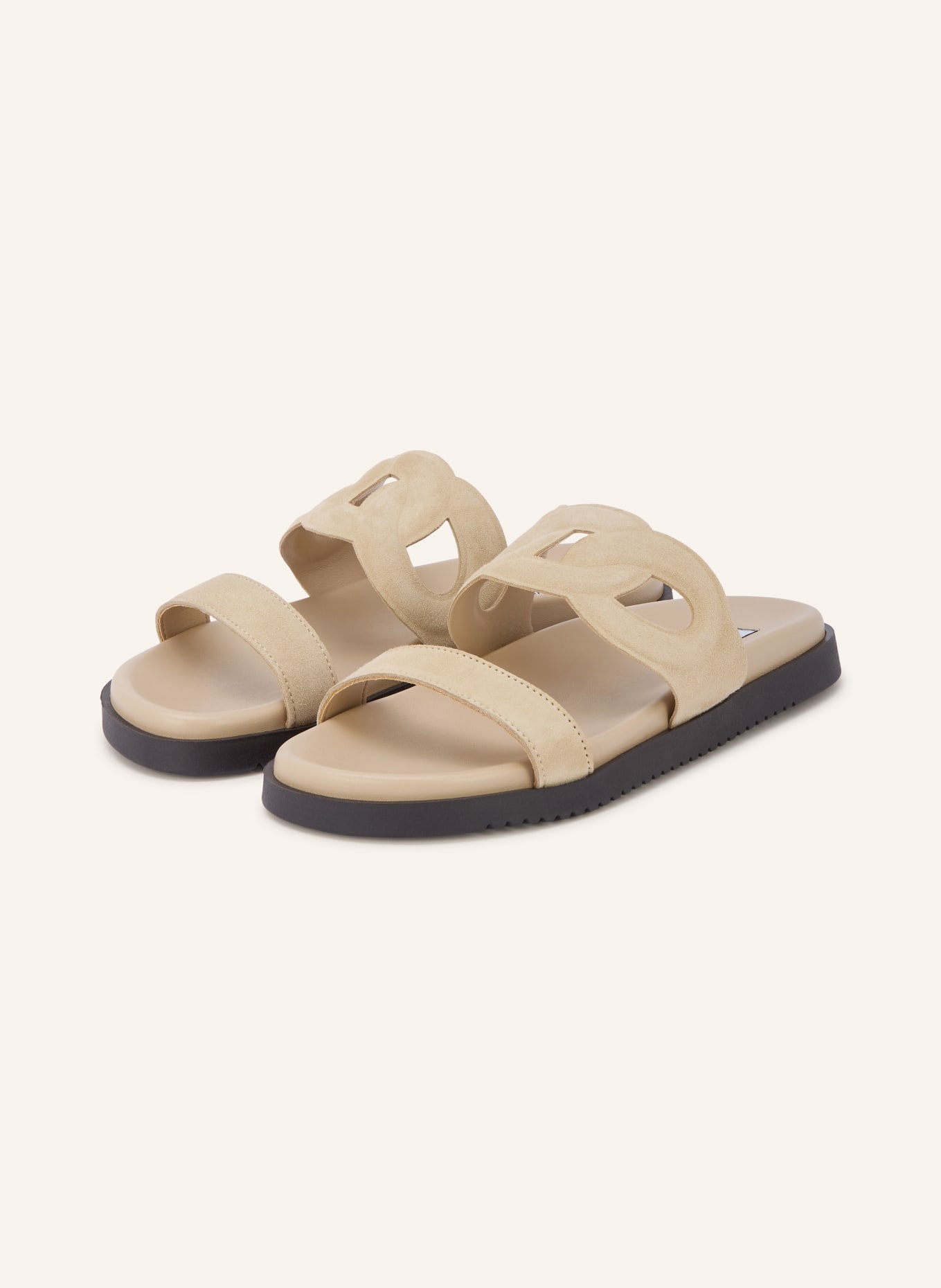 STEVE MADDEN MYRTLE Slides: BEIGE