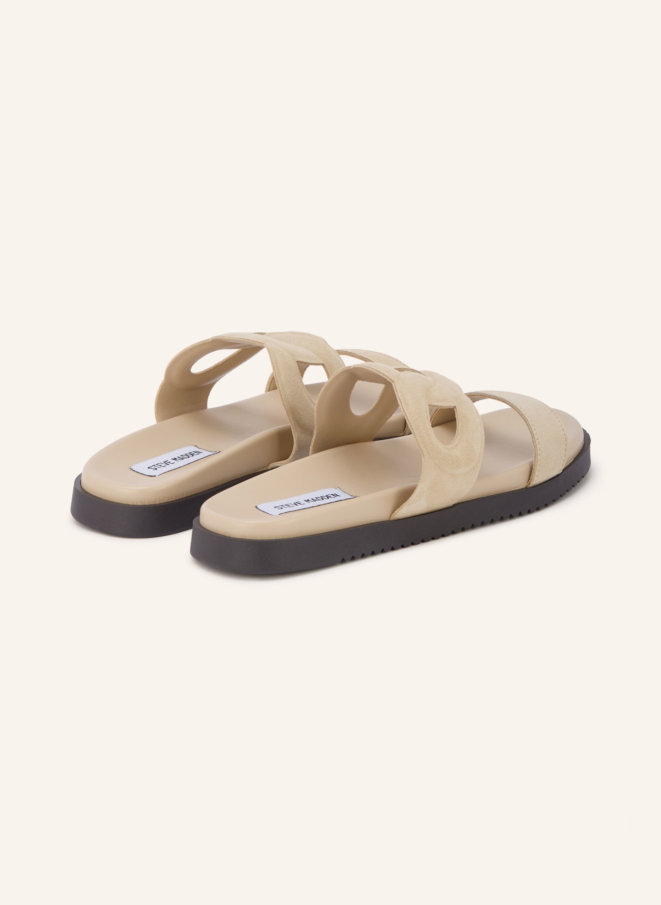 STEVE MADDEN MYRTLE Slides: BEIGE