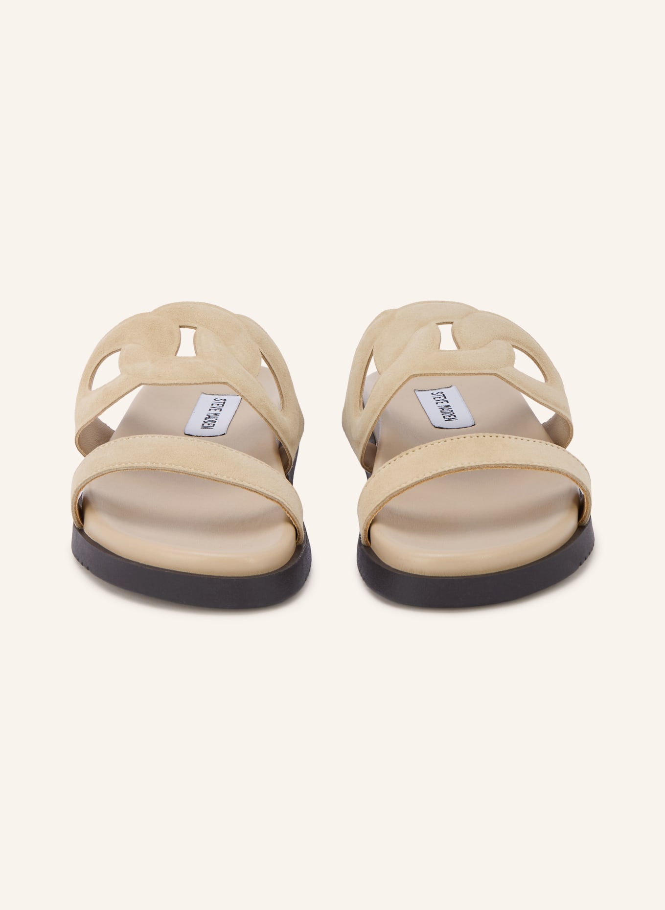 STEVE MADDEN MYRTLE Slides: BEIGE