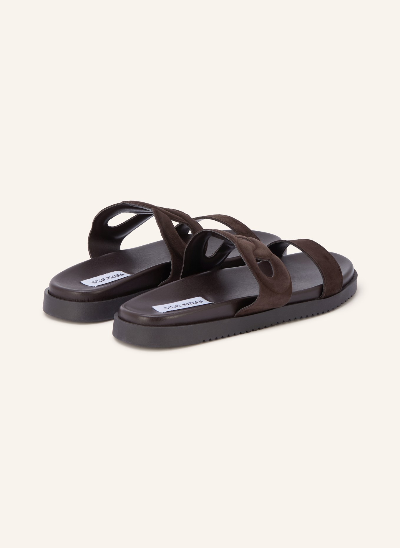 STEVE MADDEN MYRTLE Slides: DARK BROWN