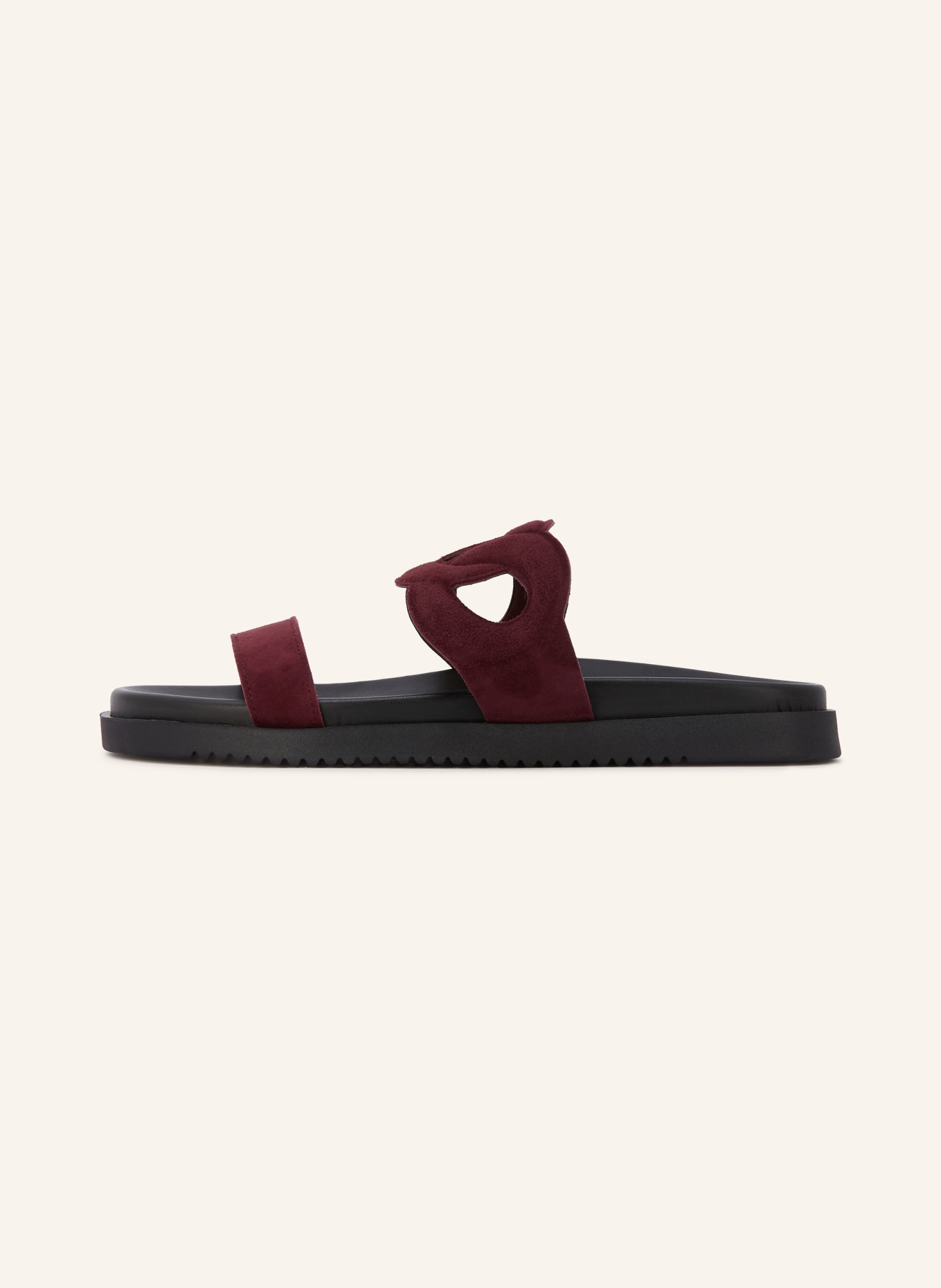 STEVE MADDEN MYRTLE Slides: DARK RED