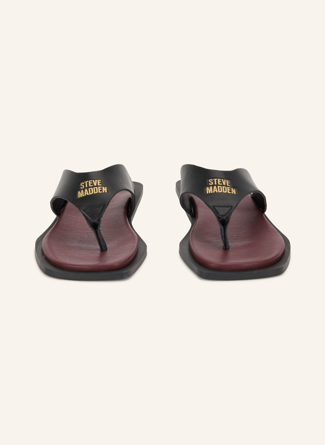 STEVE MADDEN SPLASH-B Thong sandals: BLACK