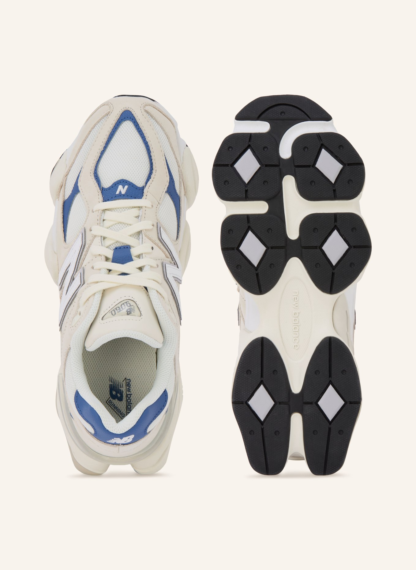 new balance Sneakers 9060: BLAUW / WIT