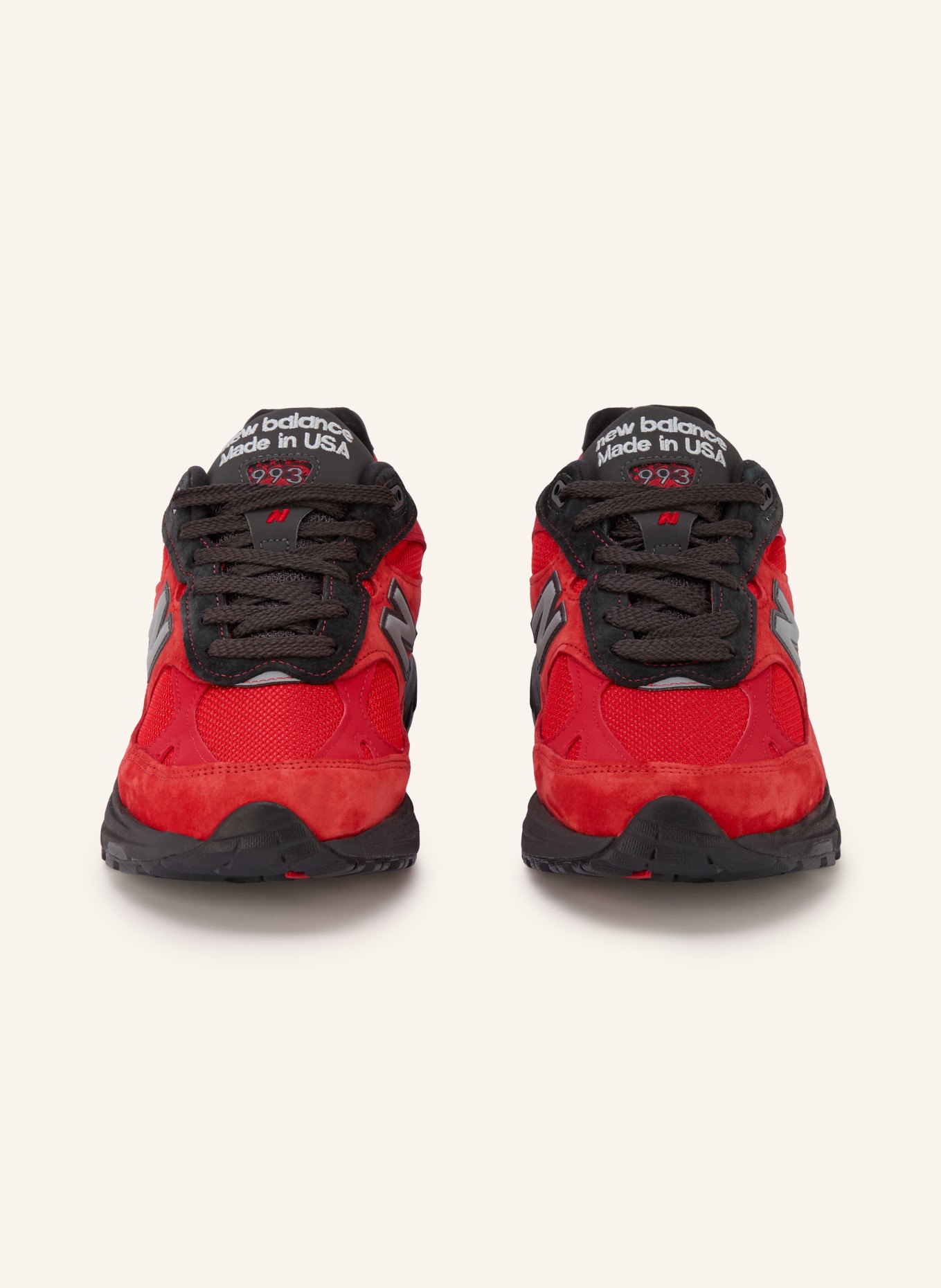 new balance Sneaker 993: ROT / SCHWARZ