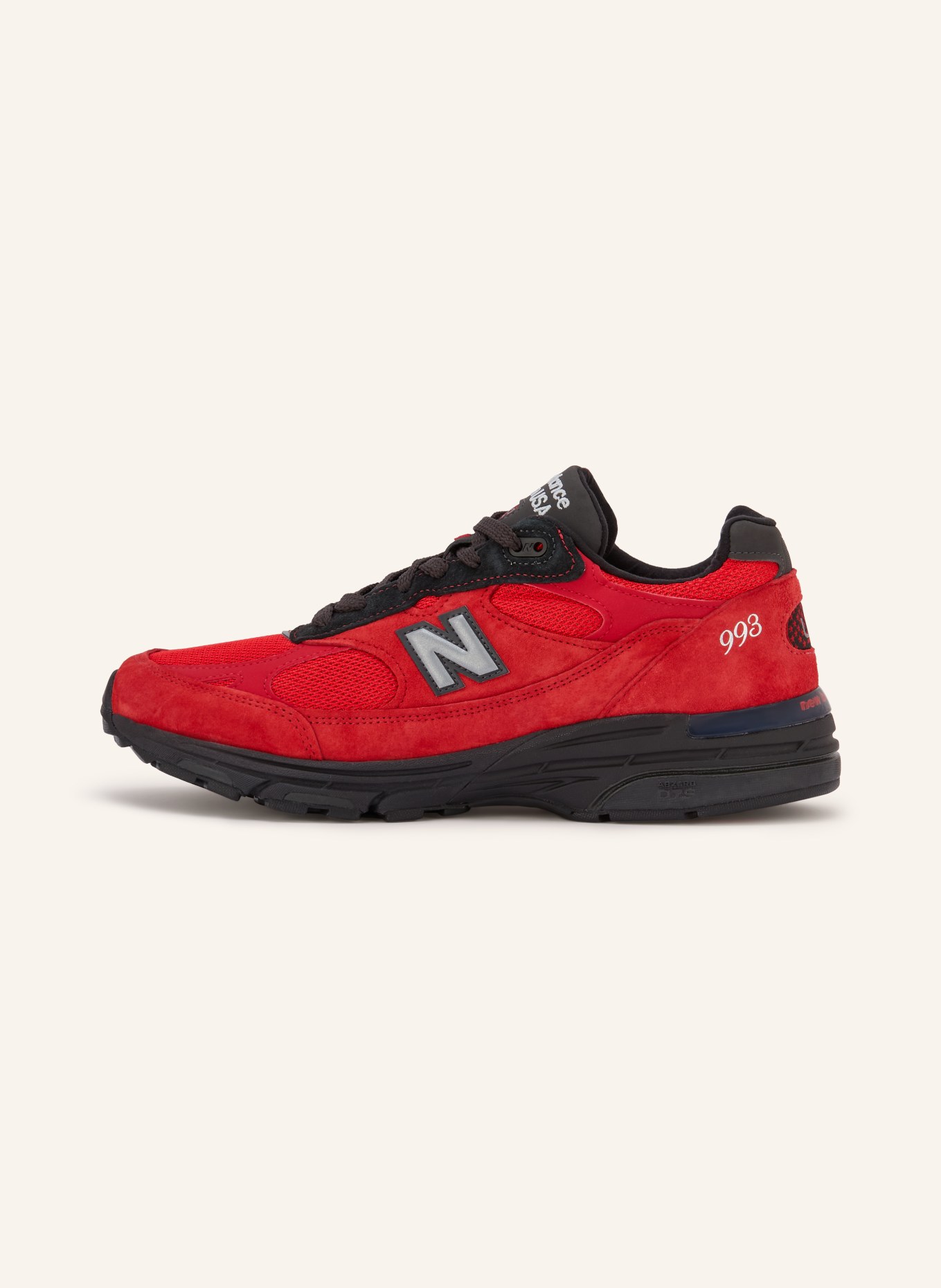 new balance Sneaker 993: ROT / SCHWARZ