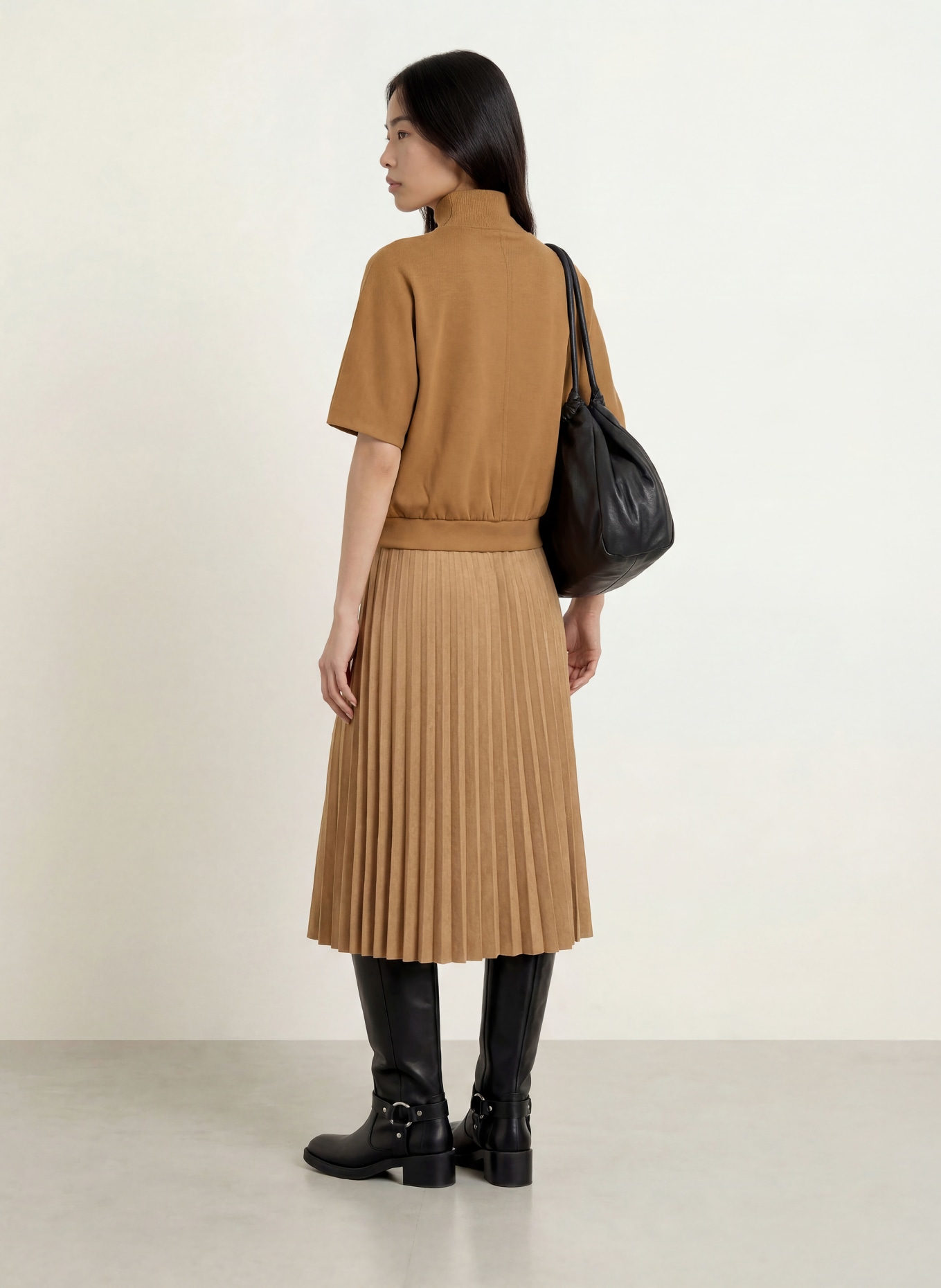OPUS T-shirt: BROWN