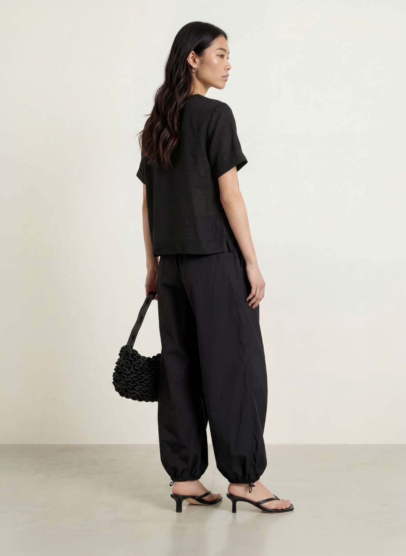 OPUS Blusenshirt FILKARA: SCHWARZ