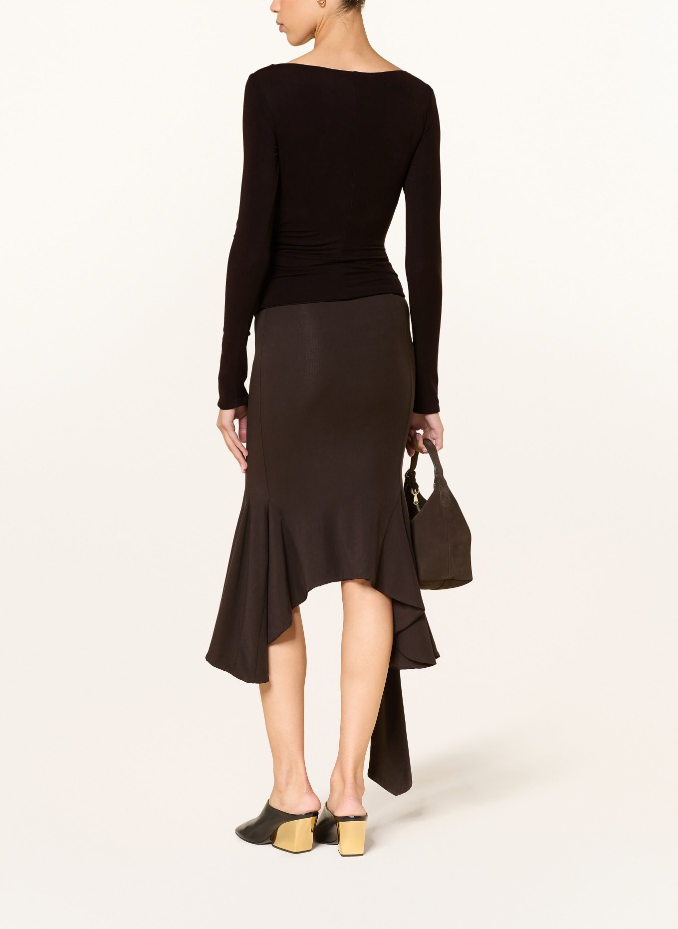 ARAKII Long-sleeve shirt: DARK BROWN