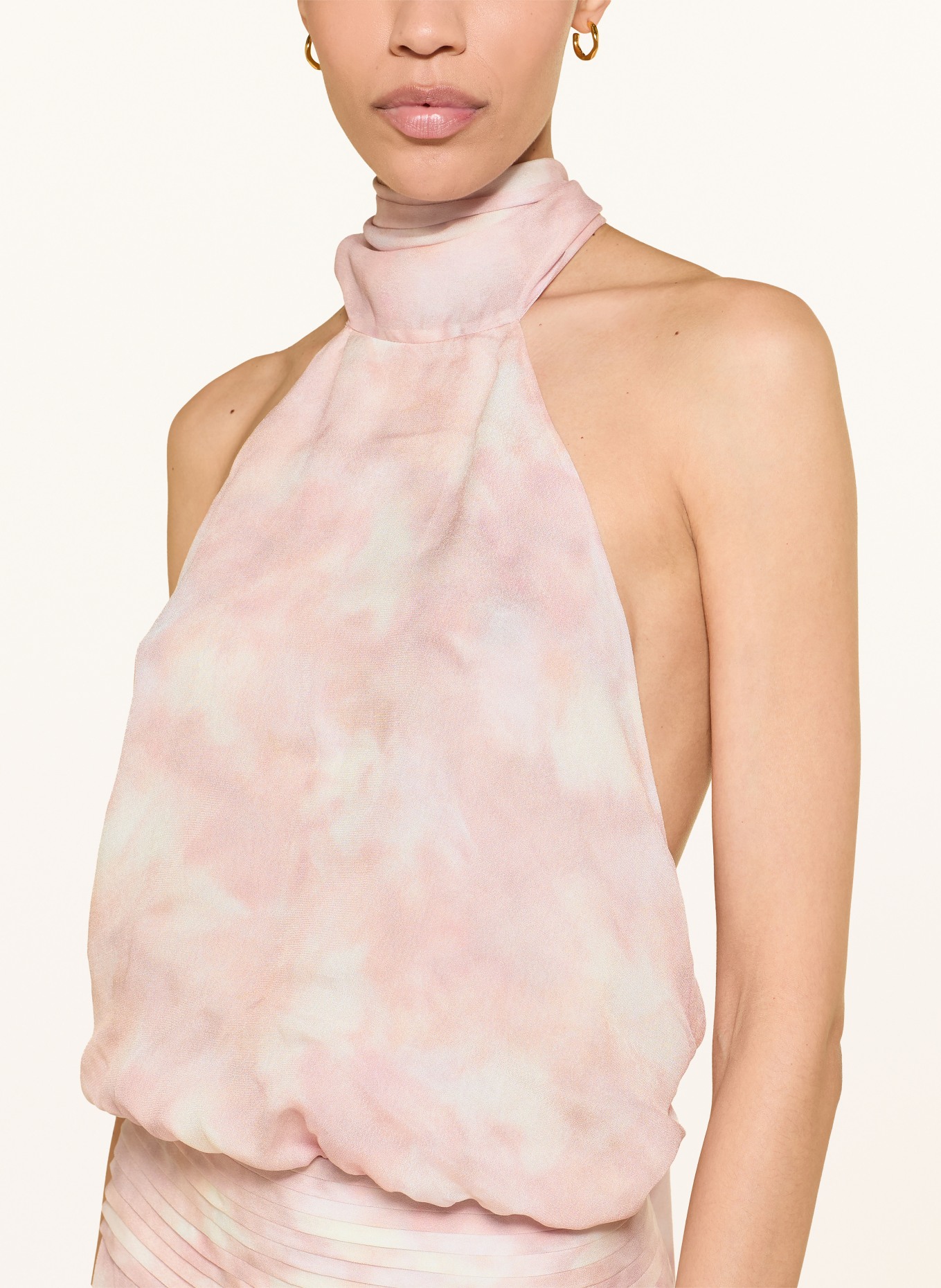ARAKII Kleid: HELLROSA / CREME