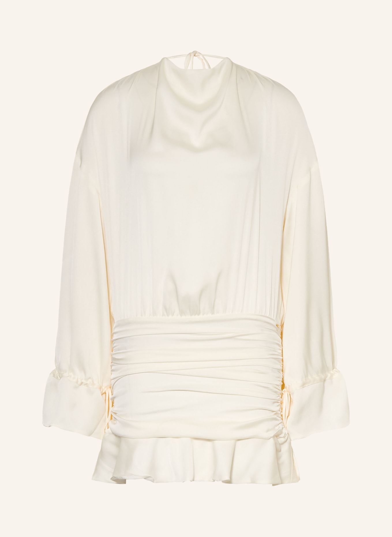 ARAKII Kleid mit Seide: CREME