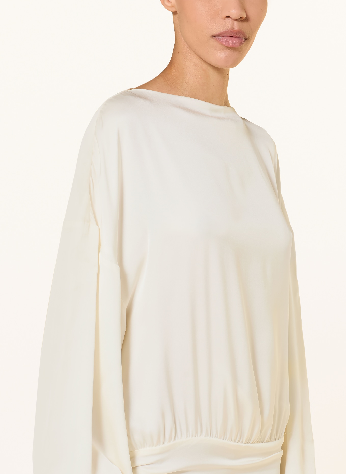 ARAKII Kleid mit Seide: CREME