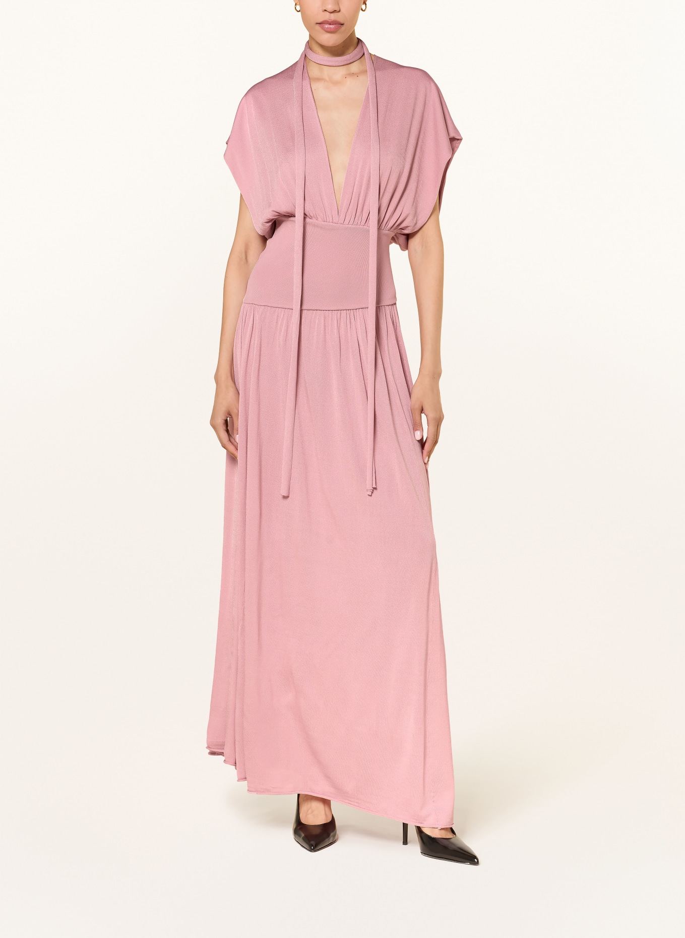 ARAKII Strickkleid mit abnehmbarer Schluppe: ROSA
